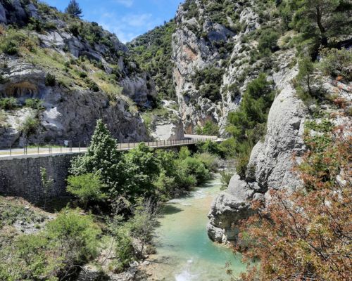 Gorges d'Ubrieux, drôme provençale